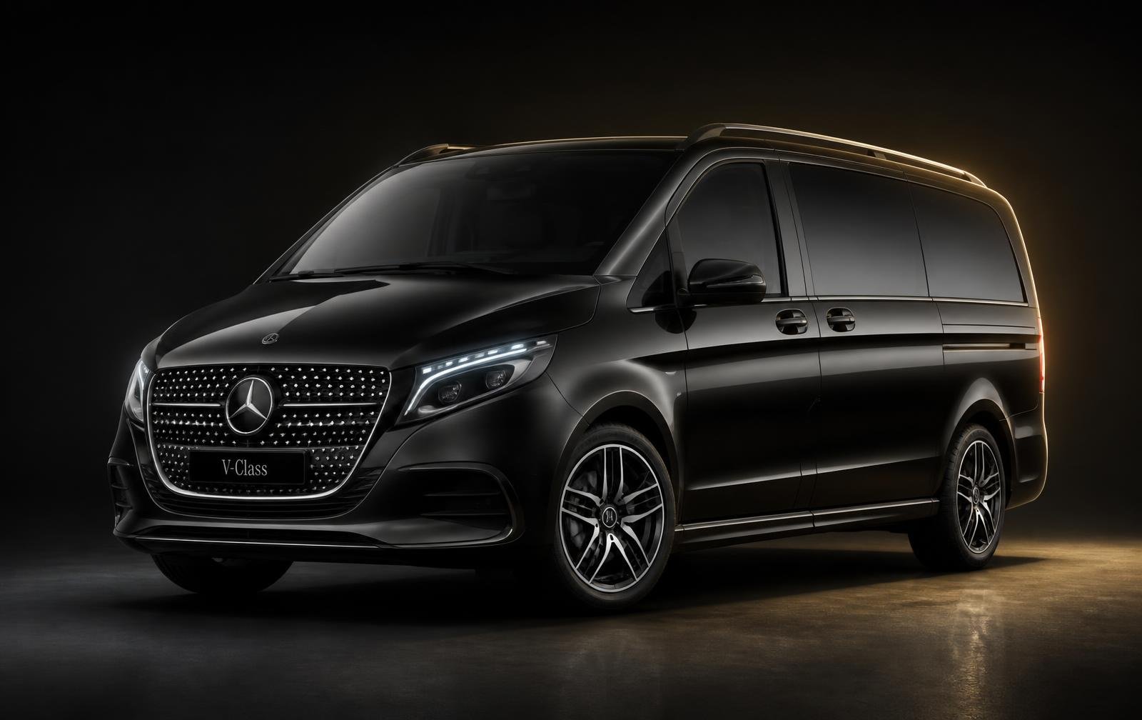 Van Mercedes Classe V MEXVTC vu de trois quarts